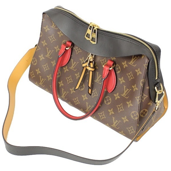 Louis Vuitton Tuileries Monogram 2way Noir Red Black - Picture 2 of 7